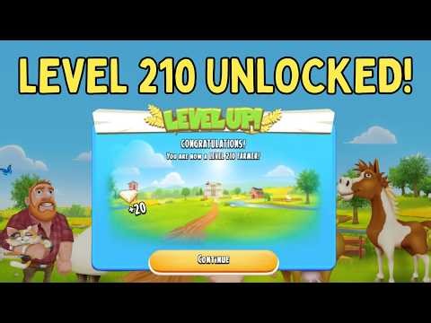 Level 210 Unlocked in Hay Day 🎉 | Full Gameplay & Farm Progress