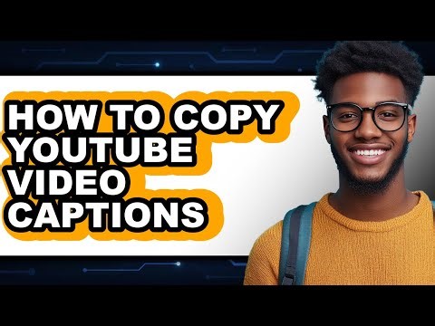 How to Copy Youtube Video Captions (easy Method)