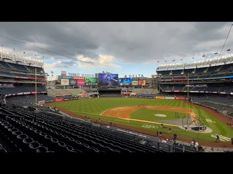 Paul Cartier Playing the Baseball Organ Before a Silly Loss at Yankee Stadium
