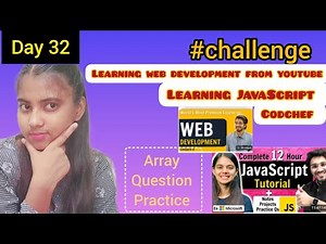 | Learning Web Development from scratch | Array in JavaScript | Coding on CodeChef | #skills