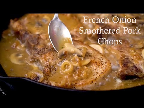 French Onion Smothered Pork Chops