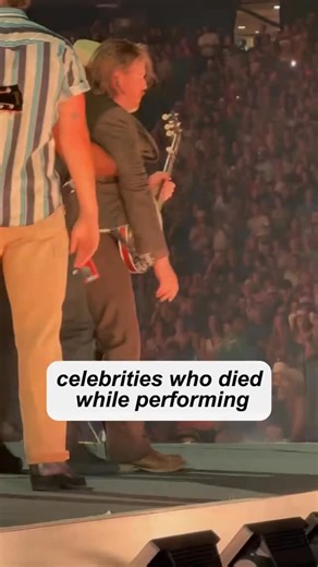 Celebs News on Instagram: "celebrities who died while performing.....! #fyp #fypシ゚ #celebrities #trending #usa"