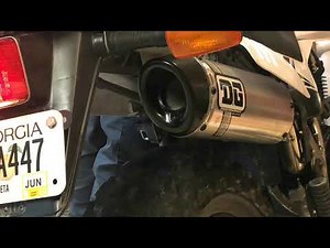 Stock Yamaha TW200 Exhaust vs DG V2