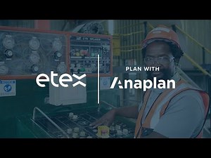 Etex | Plan with Anaplan