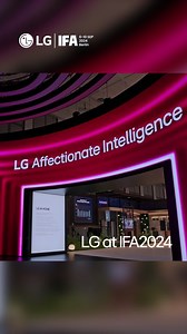 Welcome to LG Affectionate Intelligence Home at IFA 2024! At LG, we have redefined AI not just as Artificial Intelligence but as Affectionate Intelligence. Step into a home where warmth meets innovation?experience LG AI in every moment 🏠 Experience, Affectionate Intelligence Home. #IFA2024 #LGIFA2024 #LifesGood #LGAIHOME #LGAI #LGAIAGENT #LGTHINQON #LGTHINQHUB | LG Global