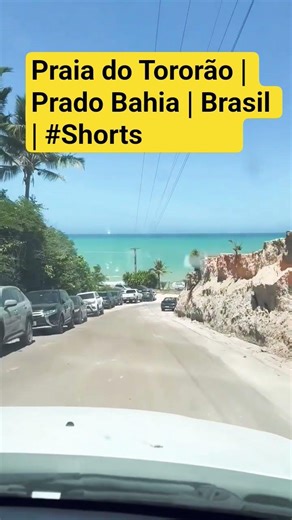 Praia do Tororão | Prado Bahia | Brasil | Brasil | #Shorts