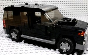 Lego SWAT Car MOC Building Instructions Stop Mot 乐高特警车 FBI MOC 建造