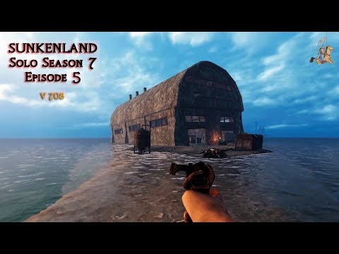 Three Barrels & The Pirate Hideout | Sunkenland Solo Season 7 Ep 5 | Public Test Branch V7.08