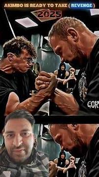 EVERYBODY LAUGHING AT AKIMBO JUST WATCH 😑 #strongman #armwrestling