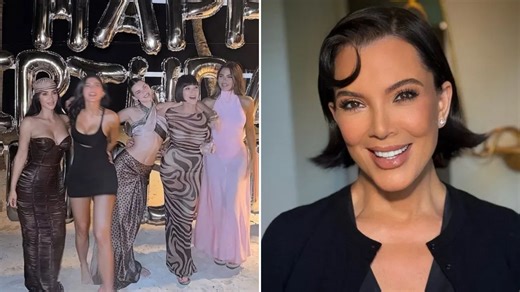 Kris Jenner, 69, looks younger than ever as she flashes bra at Kendall's 30th