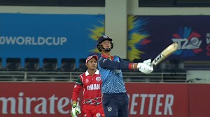 60K views · 221 reactions | JJ Smit came in with Namibia staring down the barrel at 69/5 and played a stellar innings, plundering 59 from just 25 balls with some of the most pure hitting you will see. Re-live the highlights from his remarkable, match-saving knock  | ICC - International Cricket Council | Facebook