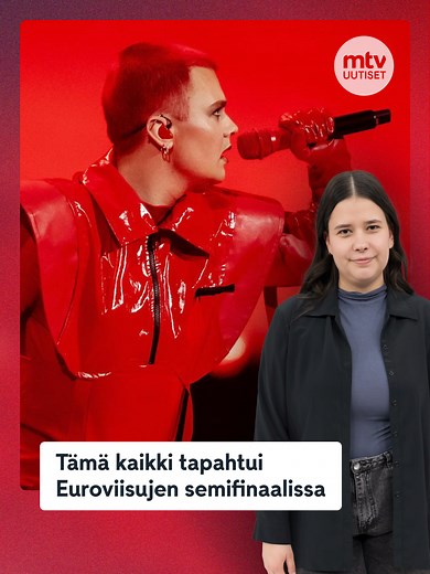 Euroviisut 2025: Semifinaalista jatkoon päässeet maat