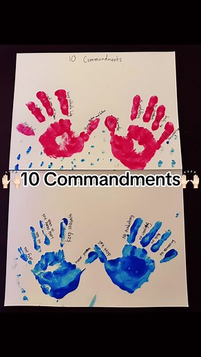 10 Commandments Craft for Kids