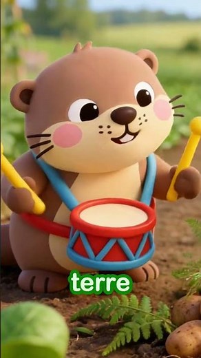 🥔 Elle a mangé les pommes de terre la chèvre | Comptine pour enfants | Luna la Loutre 🦦
