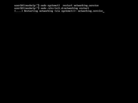 IP address setup in Ubuntu through command line and Desktop graphical methods