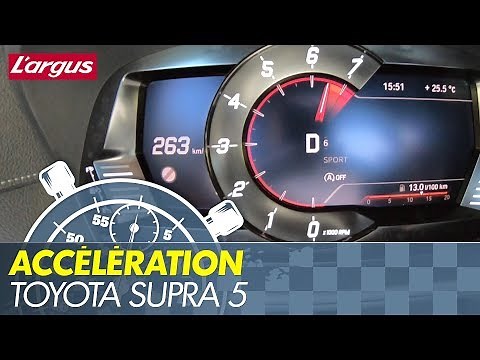Toyota Supra 5 : ACCELERATION & TOP SPEED