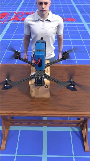 He Built a DIY Delivery Drone Using a Cardboard Box! Genius Mini Delivery System
