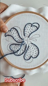 Learn Chain Stitch Embroidery | Flower Design Tutorial for Beginners