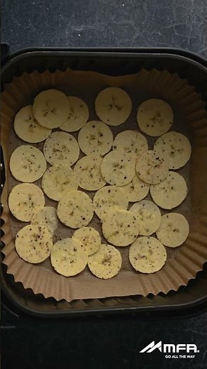 You Won’t Believe How Easy This Crispy Plantain Recipe Is! 😍 #healthyrecipes #airfryer #snacks