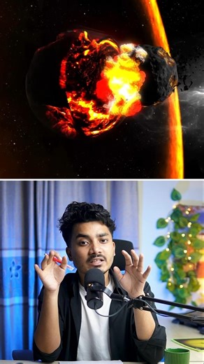 How moon was formed?