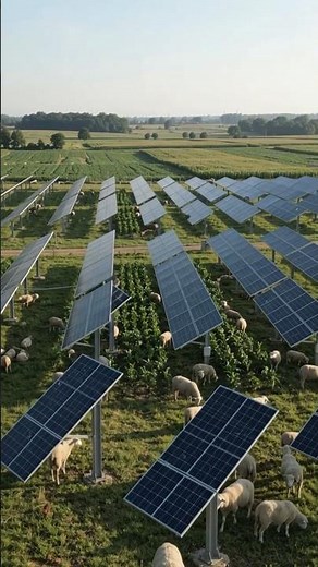 This Farm Produces Food AND Solar Energy ⭐
