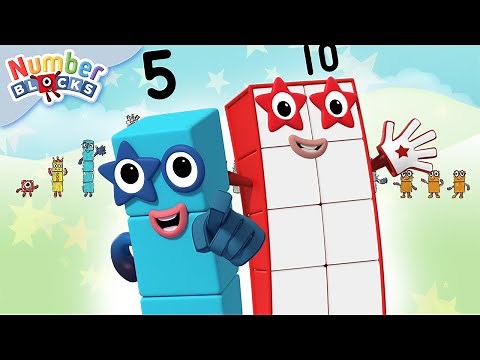 ‪@Numberblocks‬ | Maths Partitioning Skills | Let's find numbers inside other numbers Five to Ten!