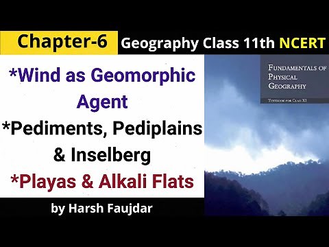 G33: Desert Landforms- Pediments, Pediplains, Inselberg, Playas | Class 11 Geography