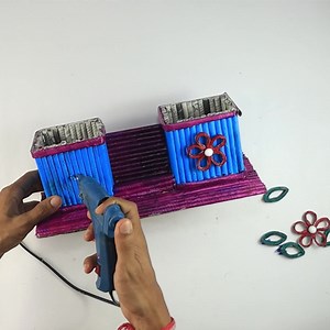 Superzing Newspaper craft Ideas for Home Decor #newspapercraft #papercrafts #crafts #diy #homedecor #viral #easy #deepscraft #art #penstand #craft #Bestoutofwaste #reuse | Deep's CRAFT