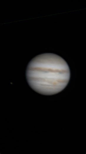 119K views · 1.8K reactions | Jupiter spins so fast around it’s axis, that if finished a whole rotation in only 10 hours I made this animation from yesterday with a 5/10 seeing conditions, the blurriness of the image is due to the atmospheric turbulence The rotation image is about 3 hours in duration Enjoy! #jupiter #telescope | Rami Astro | Facebook