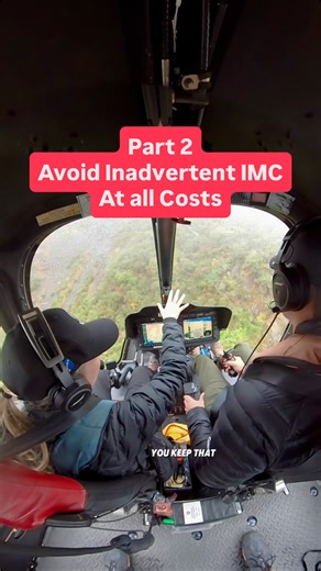 Leigh Coates on Instagram: "🚁 Inadvertent IMC…the trap most pilots never train for. See my previous post for more insight. Inadvertent IMC almost immediately leads to spatial disorientation…and in a helicopter, that’s usually fatal. As a professional pilot flying in coastal Alaska, I’ve had to learn how to operate safely in marginal conditions. Most leisure pilots just avoid those situations altogether…which works fine, until the weather changes fast. When visibility drops and the horizon disap