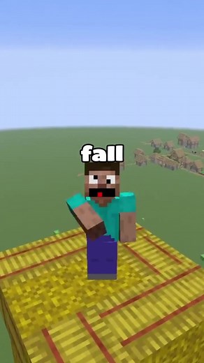 Surviving the Highest Fall in Minecraft