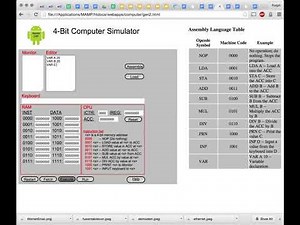 4-bit Computer Simulator - Generation 2