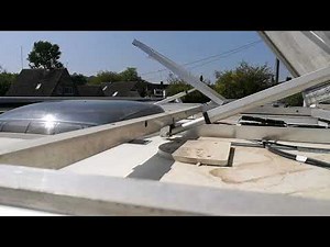 DIY motorised Solar panel actuator remote tilting Motorhome