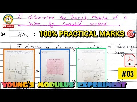 🔥Young’s Modulus of Wire | Searle’s Apparatus | Physics Practical | BSc & Class 11–12 #bsc #exam