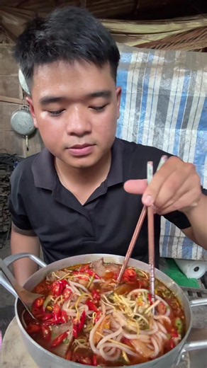 Bún bò anh em ơi #ancungtiktok #muckbang | mukbang đồ ăn