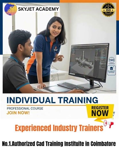 Industry-Standard Software Training: AutoCAD, SolidWorks, CATIA Creo|SOLIDWORKS training Coimbatore