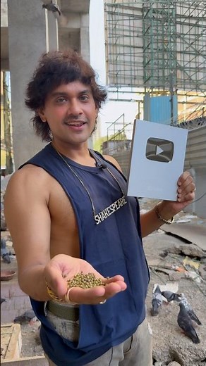 Shakespeare Tripathy📈 celebrating his big #award #youtube - Silver Button #thankyou #shorts #fyp