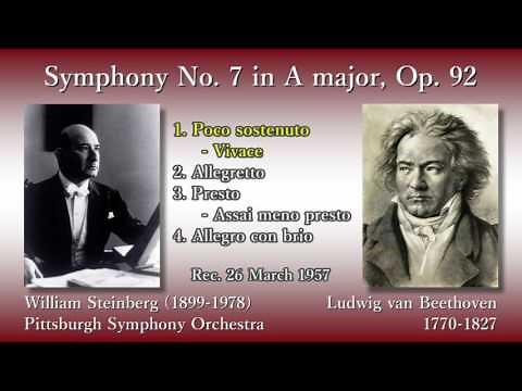 Beethoven: Symphony No. 7, Steinberg & PittsburghSO (1957) ベートーヴェン 交響曲第7番 スタインバーグ
