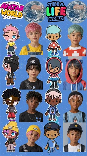 Avatar World vs Toca Life World in Real Life! 🌍 Which Characters Look Better? #avatarworld