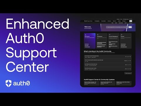 Enhanced Auth0 Support Center