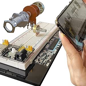 Electronics & Circuits Breadboard Learning Kit | Hands-On Projects + Augmented Reality 3D Instructions & Animations Through Mobile App | 50 Lessons & 295 Piece Parts Kit
