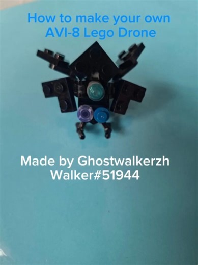 How to make your own "Rise of the Drone" Unity Force AVI-8 Lego Drone #Lego #alanwalker