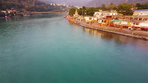 El Ganges de la India: Vistas desde un dron de una maravilla sagrada hindú