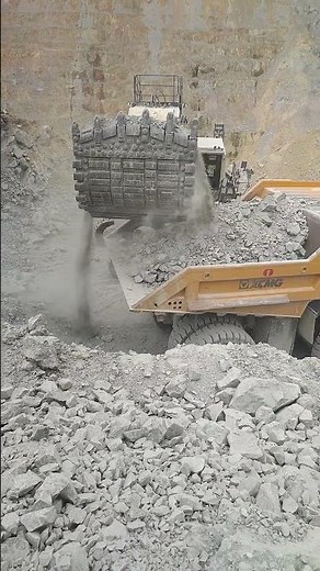 Full Shovel Loading Liebherr R9350 Excavator