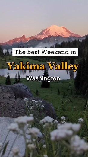 How to Spend the Perfect Weekend in @yakimavalley l ad 📍SAVE to plan your weekend in Yakima Yakima is a great place to spend a weekend, only 2.5 hours from Seattle and 3 hours from Portland! Here's what to do during your 2 days in Yakima Valley! ✨Day 1: - paddleboard down the Yakima River with @rilladventures🚣‍♀️ - check out the bridge at Umtanum Recreation Site🌉 - get lunch at @canyonriverranch - explore downtown Yakima - go climbing at @highsteepeclimbing🧗‍♀️ - visit the @yakima_valley_mus