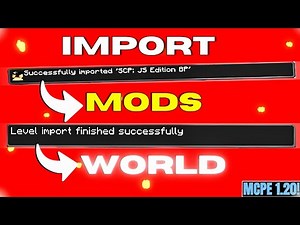 HOW TO ADD ZIP FILE/MCPACK/MCWORLD IN MCPE 1.20 | IMPORT FILES IN MCPE & INSTALL MOD IN MINECRAFT PE