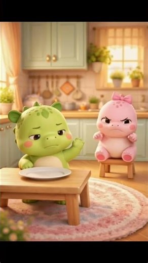 Learn with Dibbi and Dabbi 🦕🌠 #cartoon #cartoonforkids #animation #learning #fyp