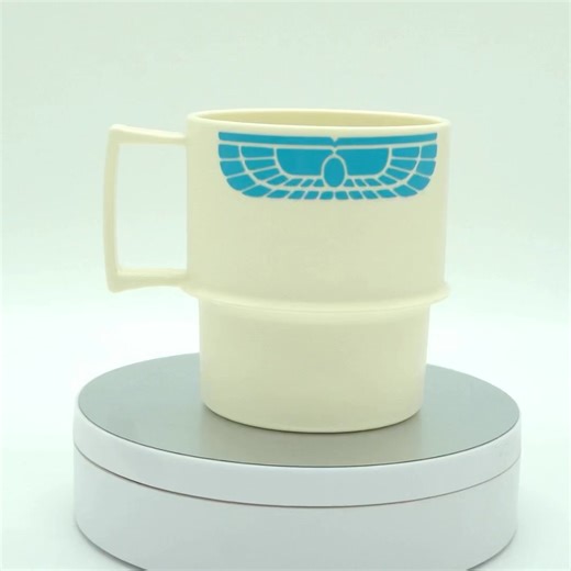 This Weyland-Yutani mug is modeled after the ones from the original ALIEN. This is Tupperware #1312, the same style used in ALIEN, with a Cricut decal of the original Weyland-Yutani logo applied. | Brain Mutant