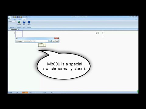 How to Program Counter register through Wecon PLC Editor