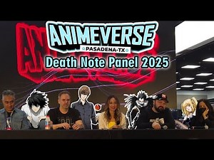 Death Note Panel with the voices of Light, L, Ryuk & Misa | Animeverse Fest 2025 Pasadena, TX